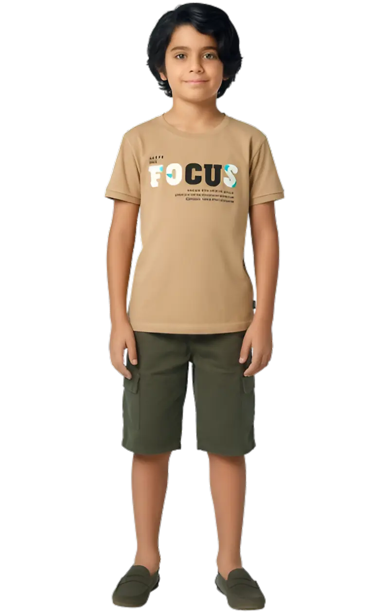 Casual Tshirt & Shorts Set